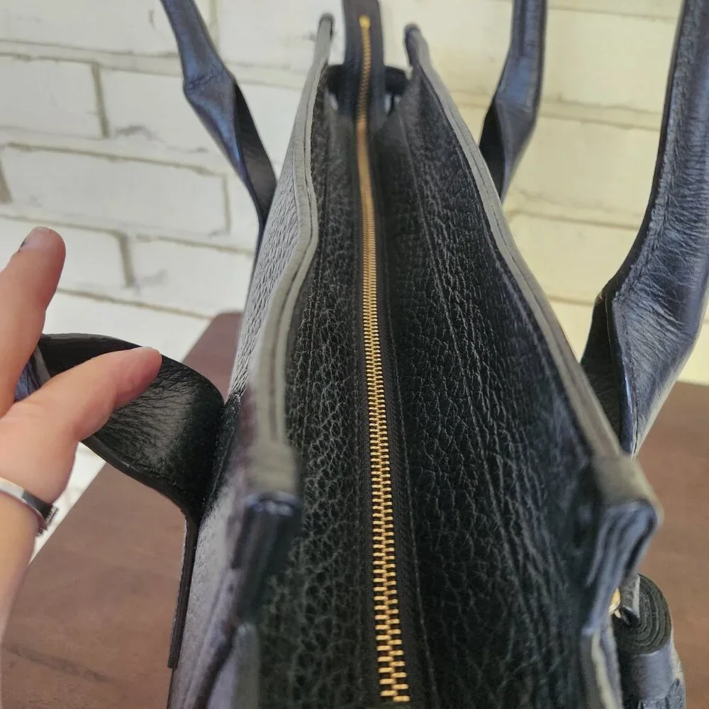 Like New Kate Spade Southport Ave Black Leather Tote Bag Large Purse